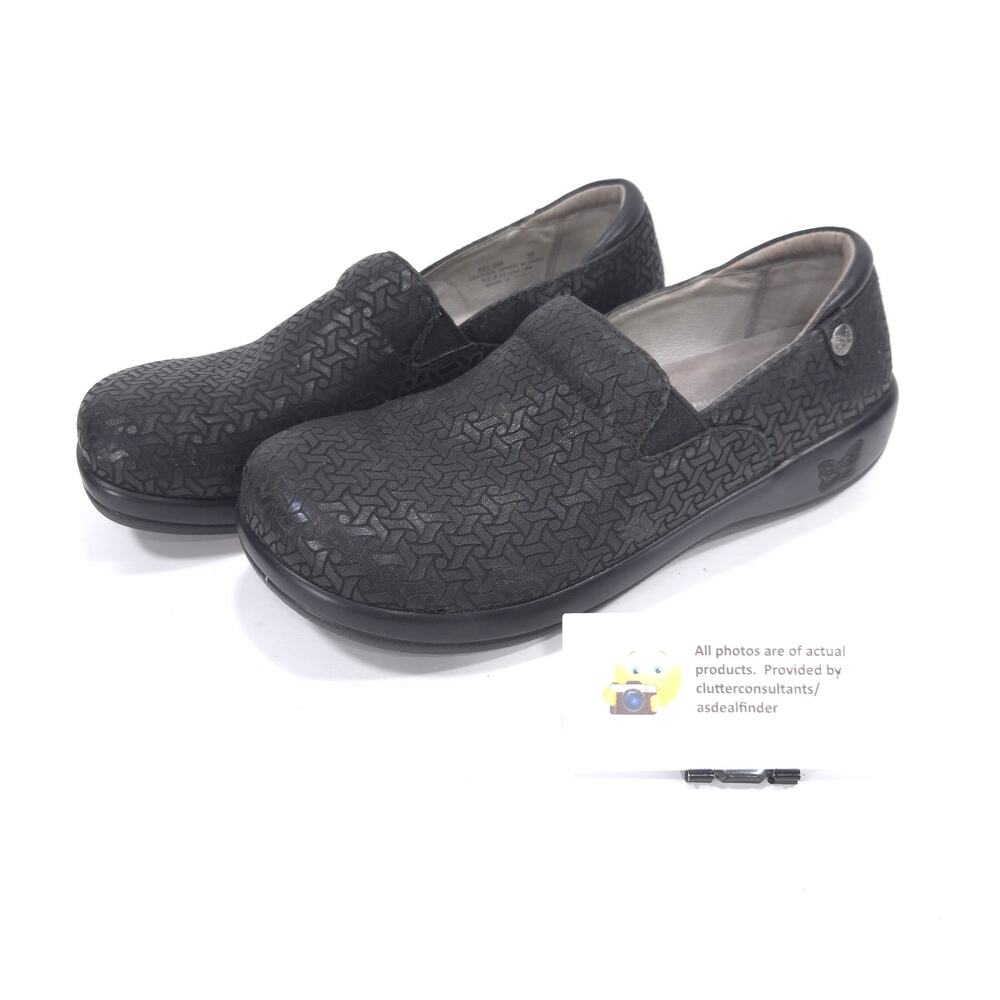 Alegria By PG Lite Kelli Casual Slip On Clog Womens Size 9 39 KEL-264 Black